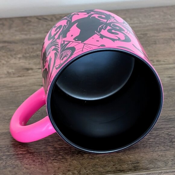 Starbucks 2021 Halloween Neon Pink Black Cat Ceramic Mug NWT-LAST ONE! - Picture 7 of 8